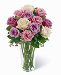 Pastel Passion Rose Bouquet -A local Pittsburgh florist for flowers in Pittsburgh. PA